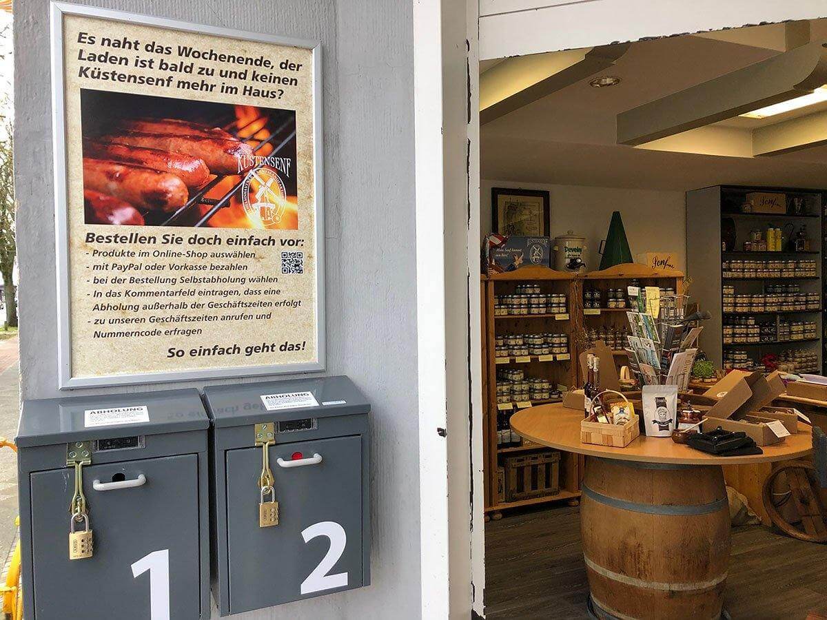 Kontaktlose Abholung - Senfonie