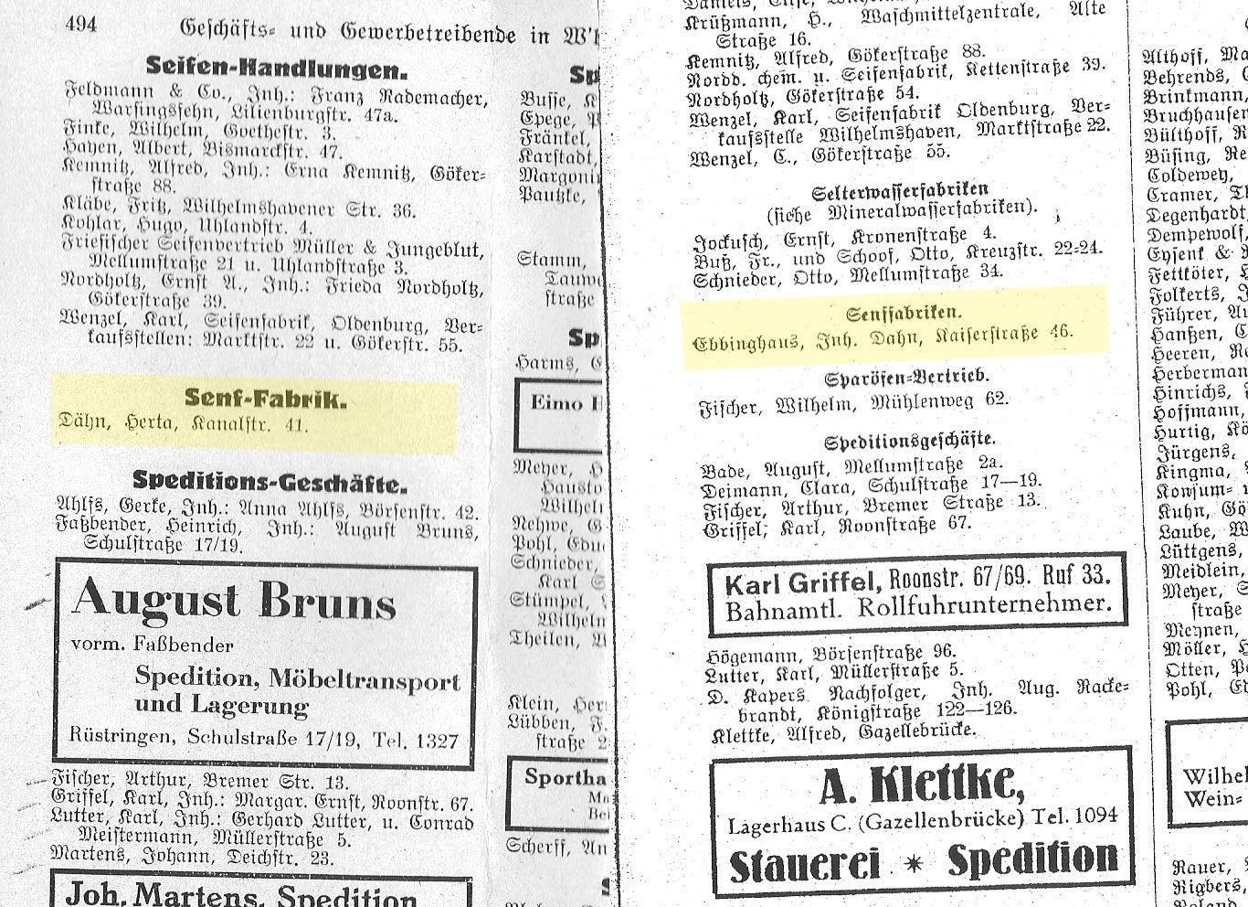 Senfproduktion in der Südstadt