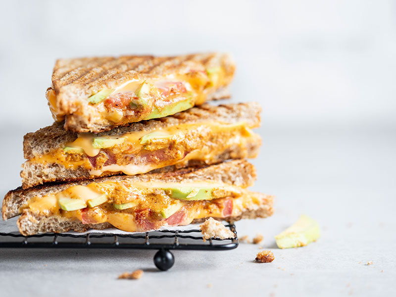 Hot Grilled Toast mit Habanerosenf