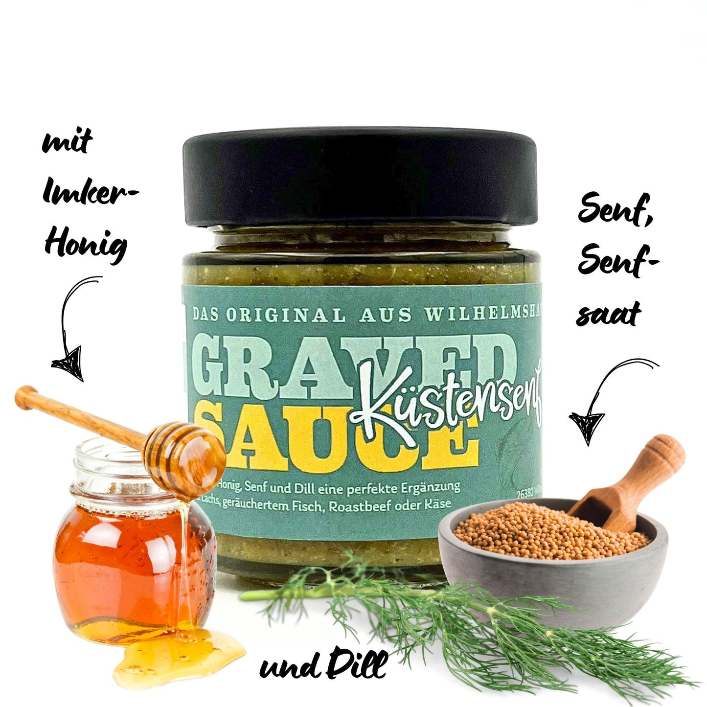 
                  
                    Graved-Soße – Handgemacht mit Honig & Dill
                  
                
